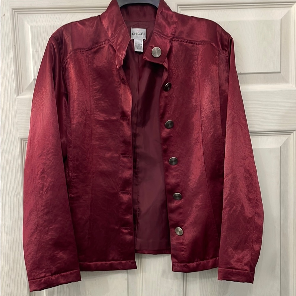 Chico’s Satin Blazer/Jacket Women’s